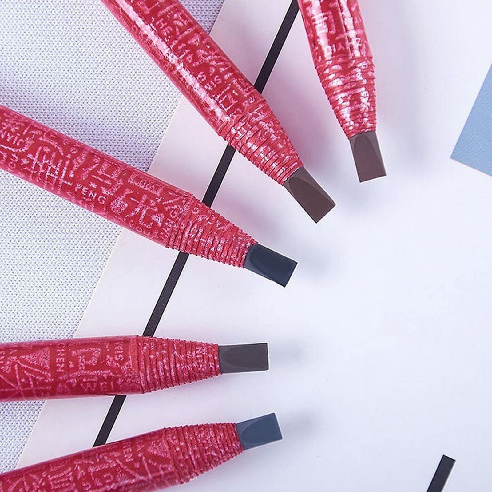 Олівець для брів Permanent Rose Wire Embroidered Водонепроникний Пудра Набір (A, Один Розмір), фото №4