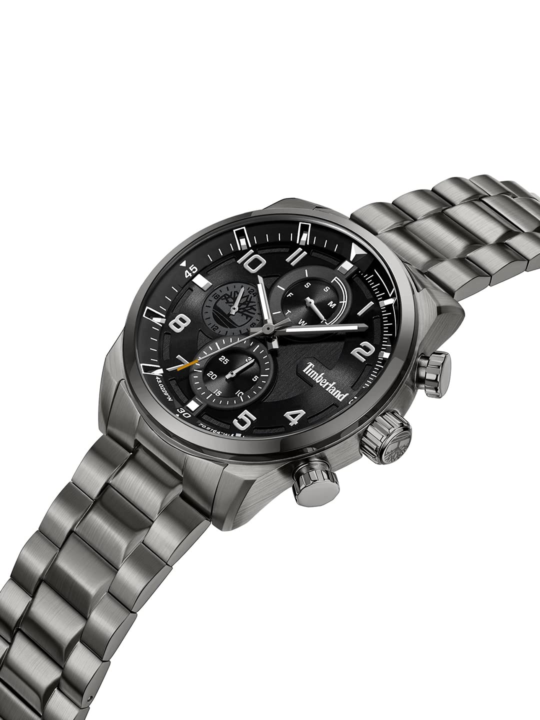 Чоловічий годинник Timberland TDWGK2201104 Quartz з сталевим ремінцем, чорний, Modern, фото №2