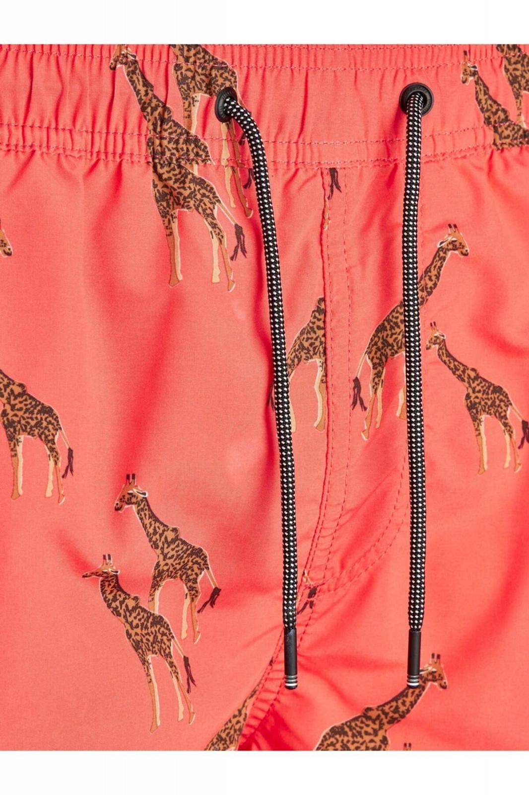 Шорти для плавання JJIBALI JJSWIMSHORTS AKM SAFARI 12184787 Hot Coral Jack&Jones Кораловий M, фото №2
