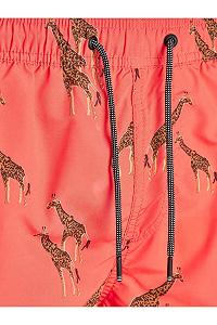 Шорти для плавання JJIBALI JJSWIMSHORTS AKM SAFARI 12184787 Hot Coral Jack&Jones Кораловий M synthetic.ua - Фото 1