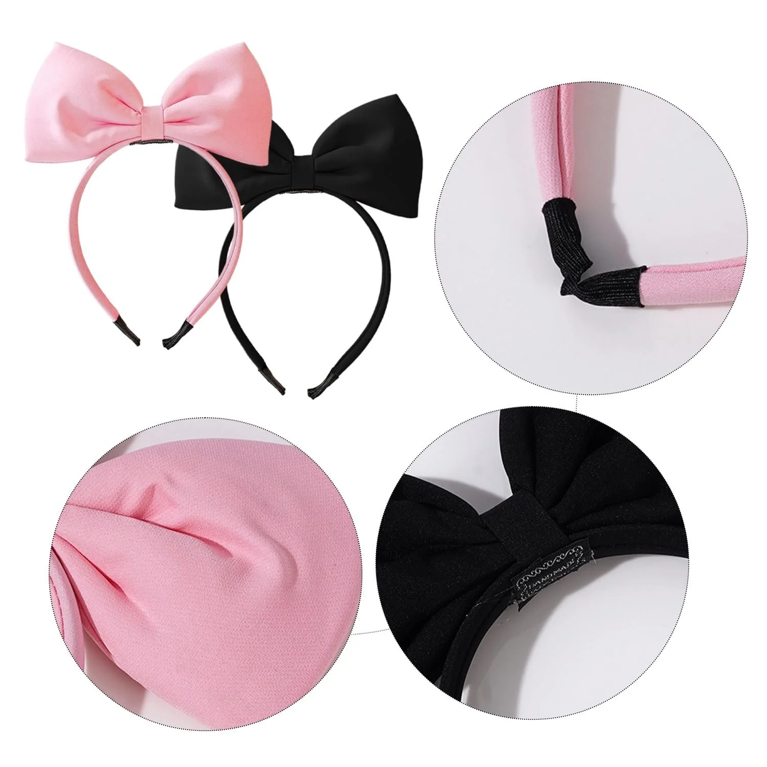 Обруч для волос с большим бантом, фото №3