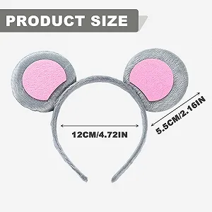 Обруч для волосся Вушка Миші synthetic.ua - Фото 1