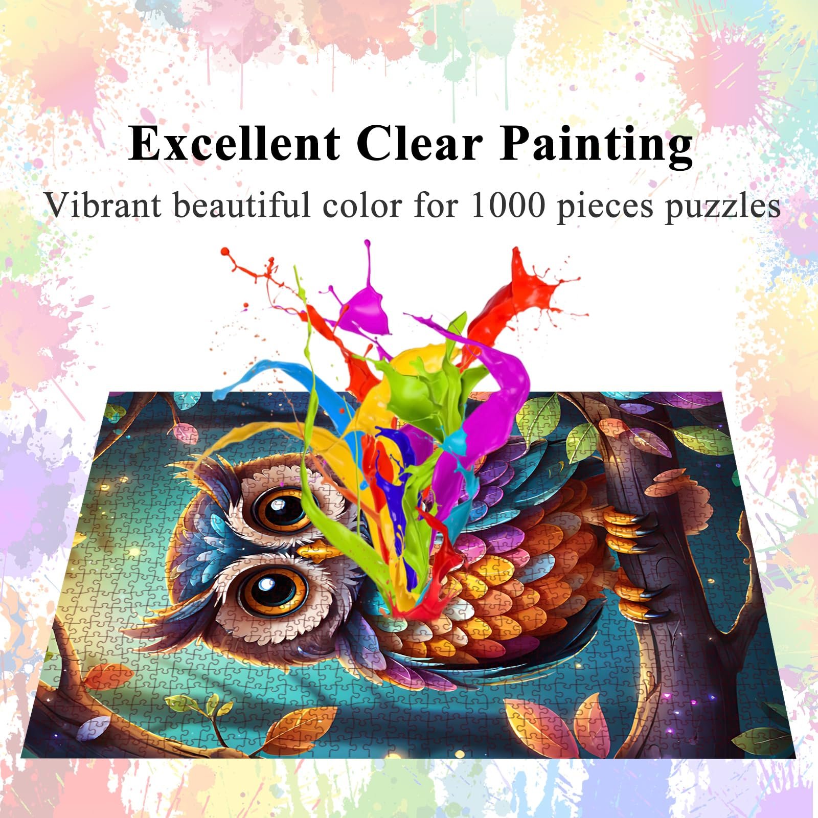 Пазл Cute Owl 1000 елементів 70 x 50 см, фото №5