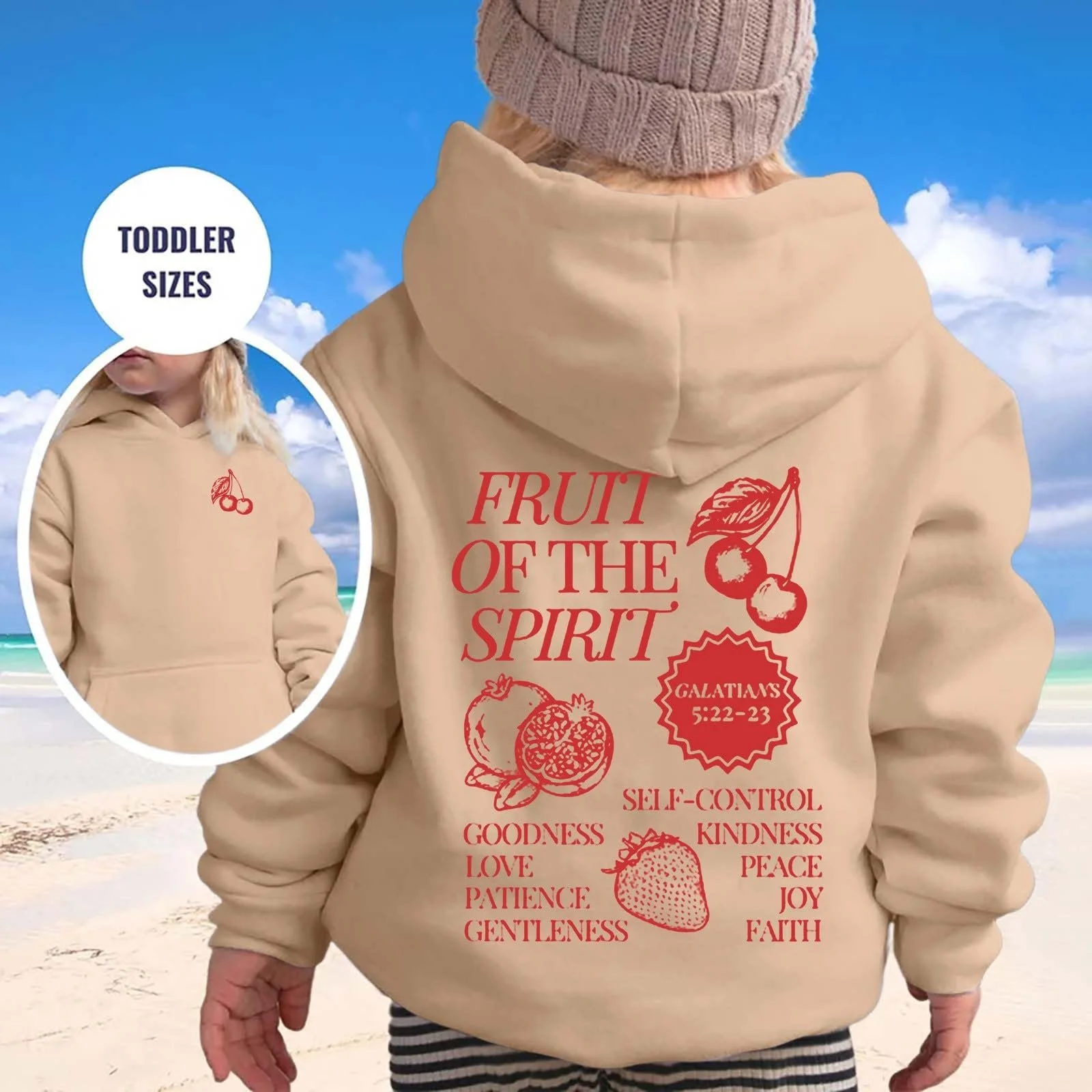 Худи для девочки NoName с принтом букв, для активного отдыха, возраст от 2 до 13 лет, фото №3