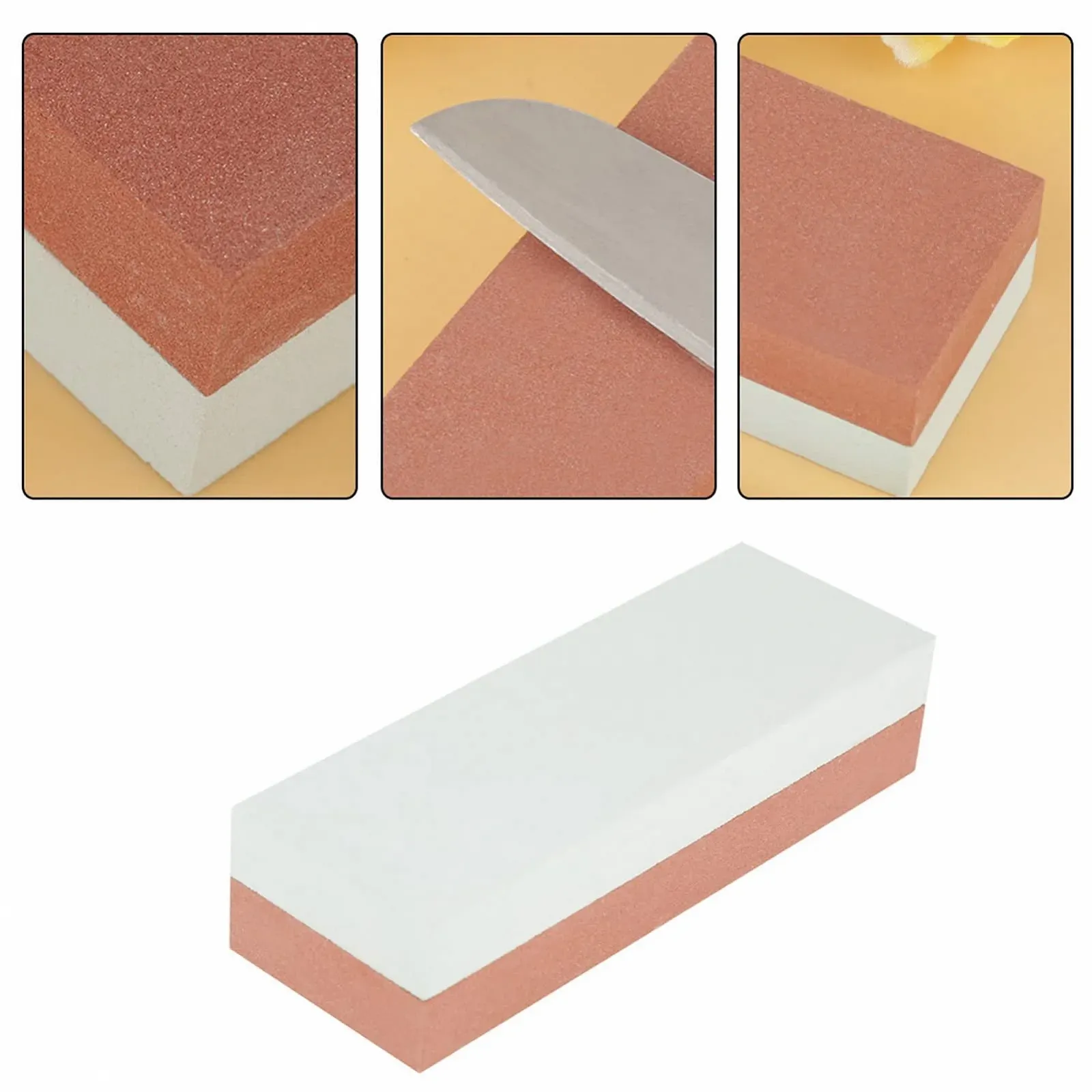 Точильний камінь двосторонній корундовий 400 & 1500 Grit Green & Red, фото №4 Точильний камінь двосторонній корундовий 400 & 1500 Grit Green & Red, фото №4