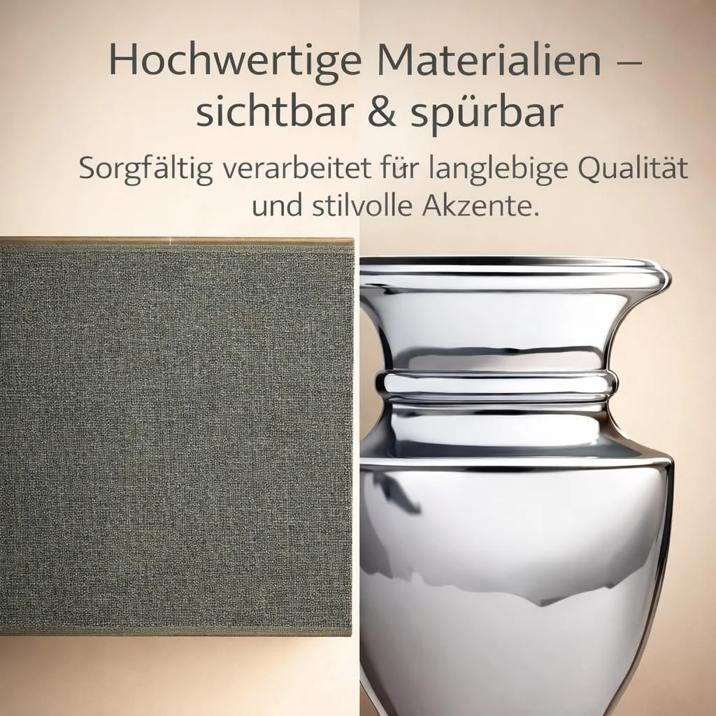 Настільна лампа Ceramic Silver Base Grey Fabric Shade 35 см, фото №6