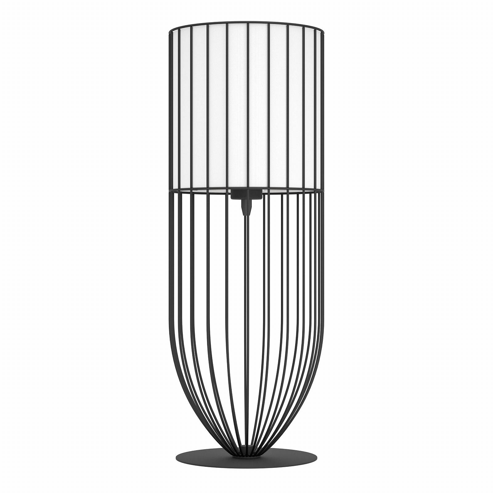 Настольная лампа EGLO Nosino сталь текстиль черно-белая 58 см, фото №2