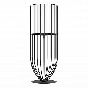 Настольная лампа EGLO Nosino сталь текстиль черно-белая 58 см synthetic.ua - Фото 1