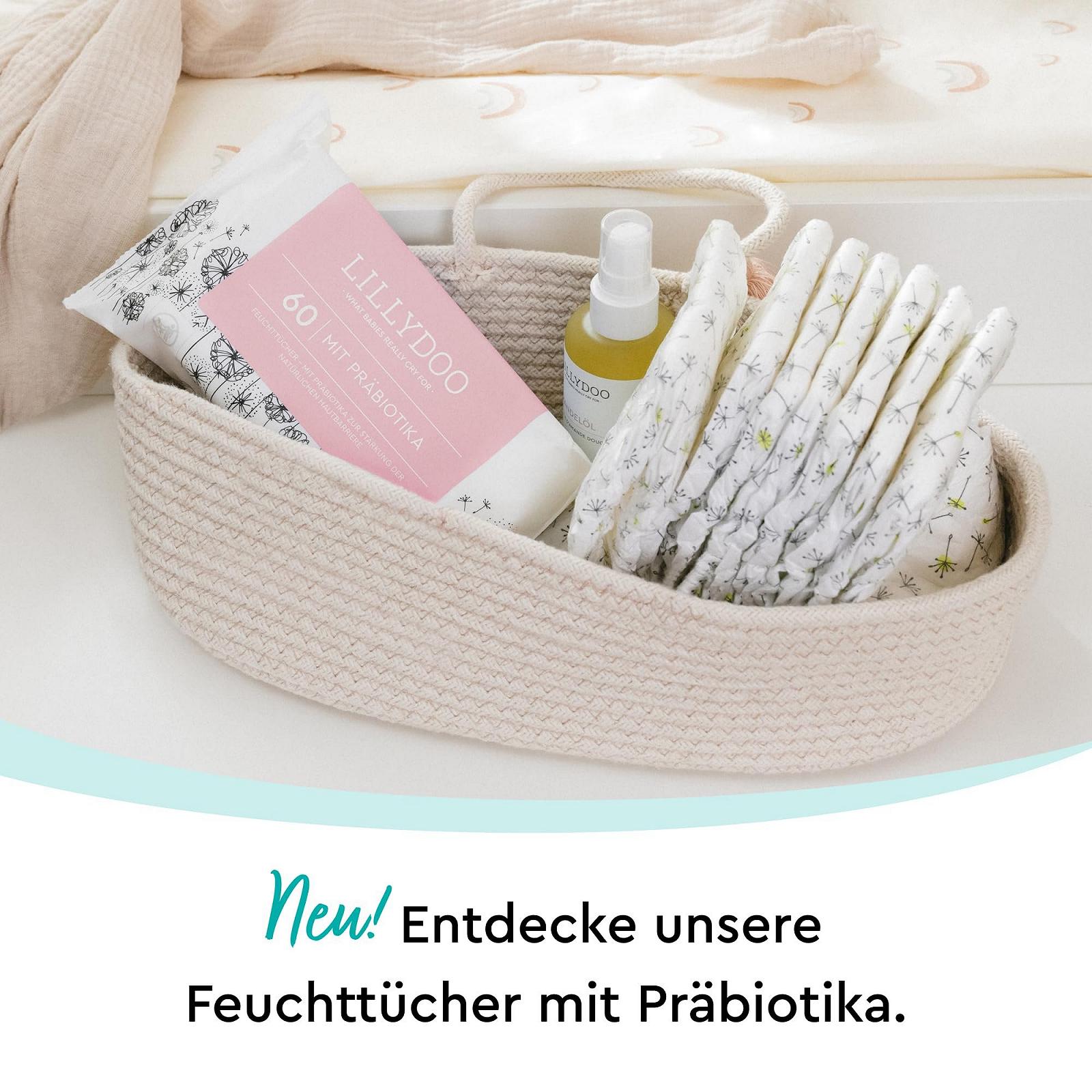 Влажные салфетки LILLYDOO Prebiotic 10 x 60 Без запаха, фото №3