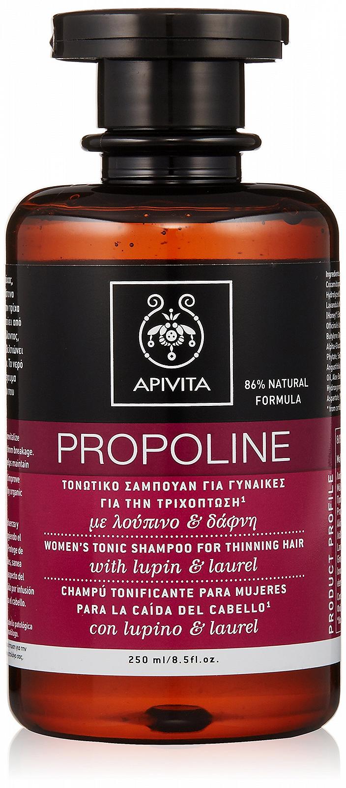 Шампунь Apivita Womens Tonic з люпином і лавром (для тонкого волосся) 250мл/8.5унц, фото №1