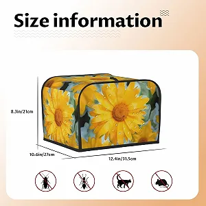 Чехол для тостера на 4 ломтика с двумя карманами цена на synthetic.ua - Фото 1 Чехол для тостера на 4 ломтика с двумя карманами synthetic.ua - Фото 1