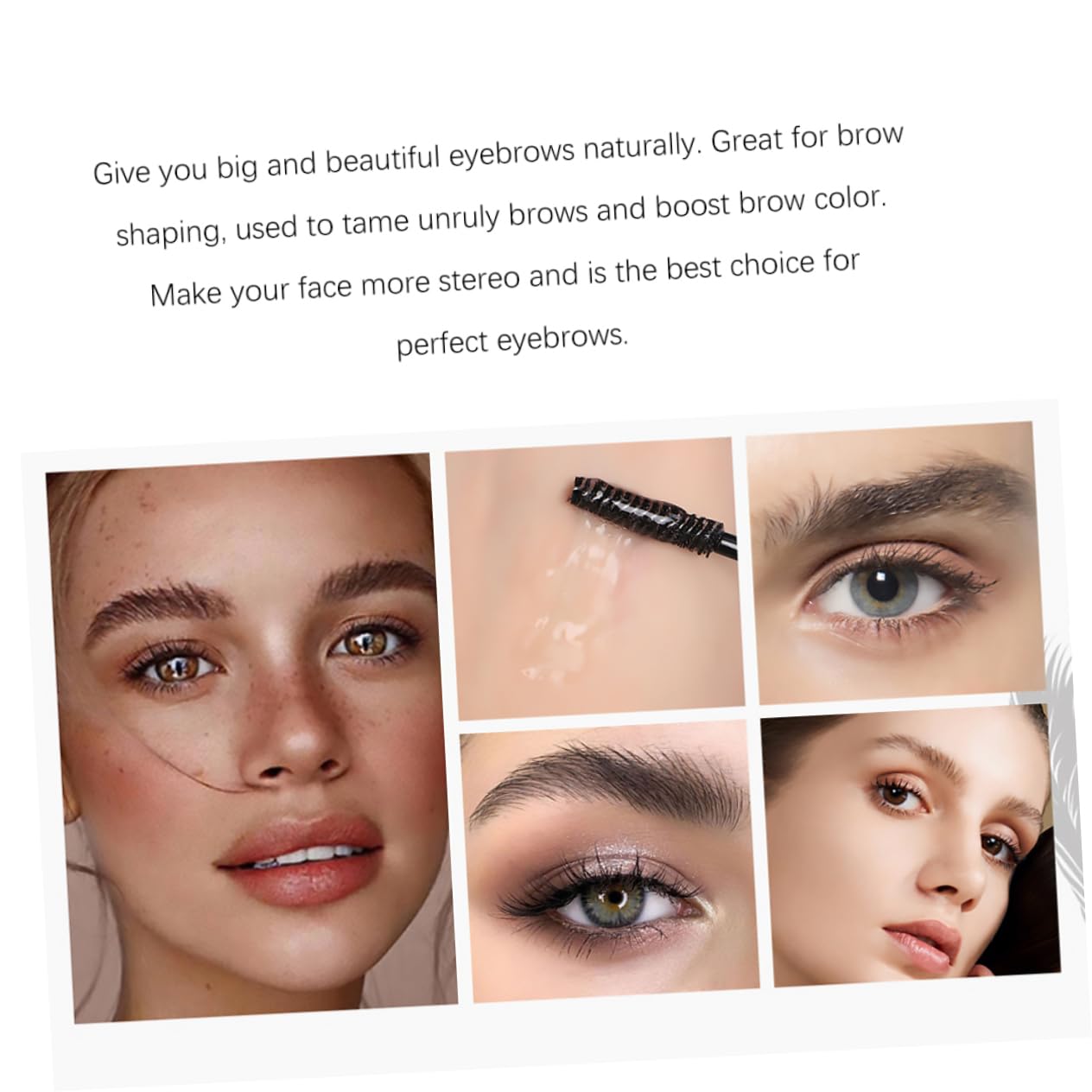 Гель для брів Healvian протиковзке фіксуюче рідке 4 шт прозорий, фото №6