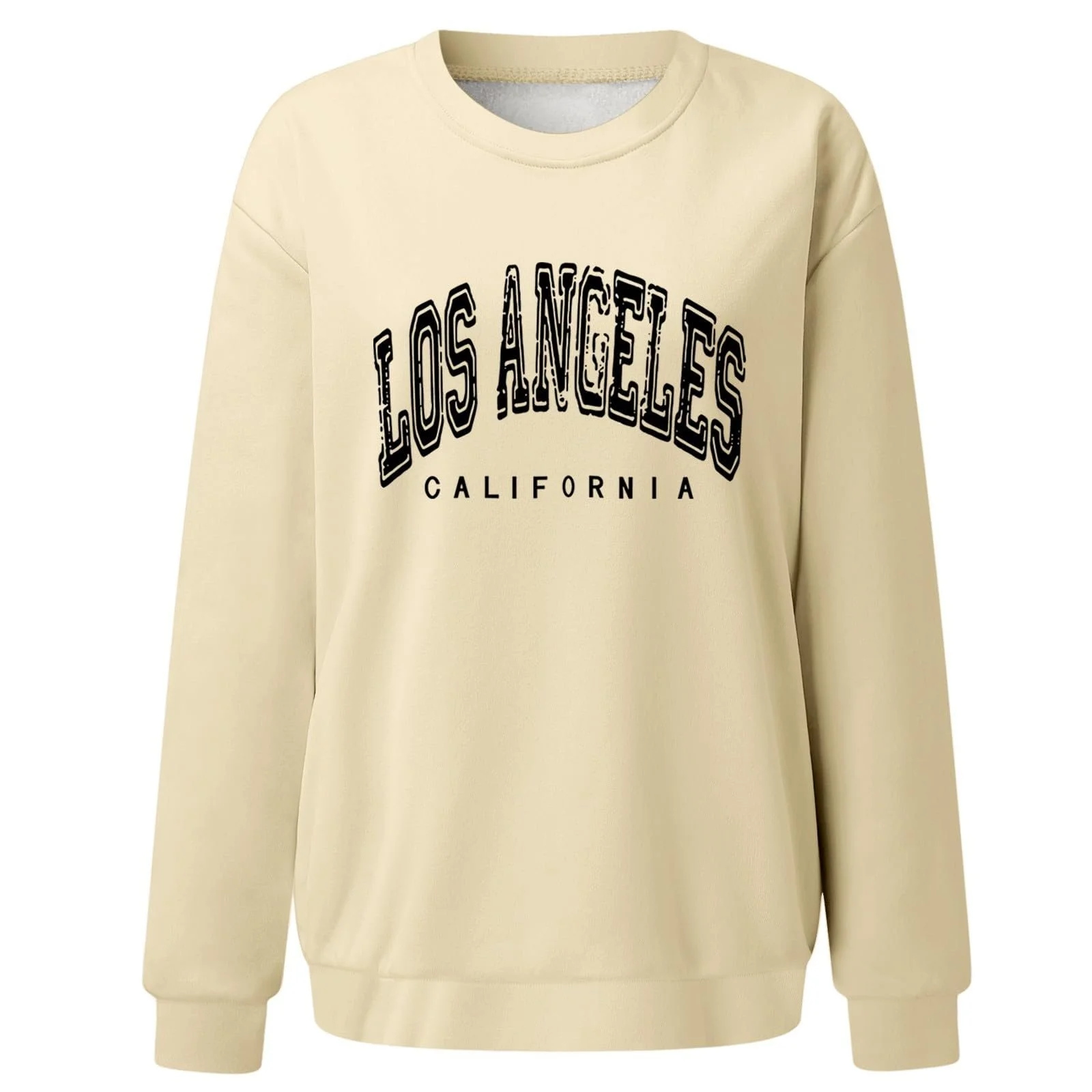 Женский свитшот с принтом Los Angeles Винтажный стиль Los Angeles, Калифорния 2025, фото №4
