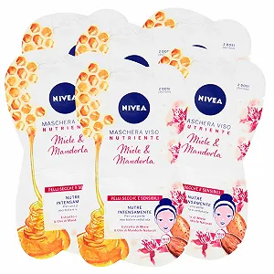 Маска для обличчя NIVEA Живильна Мед та Мигдаль для сухої та чутливої шкіри - Фото 1
