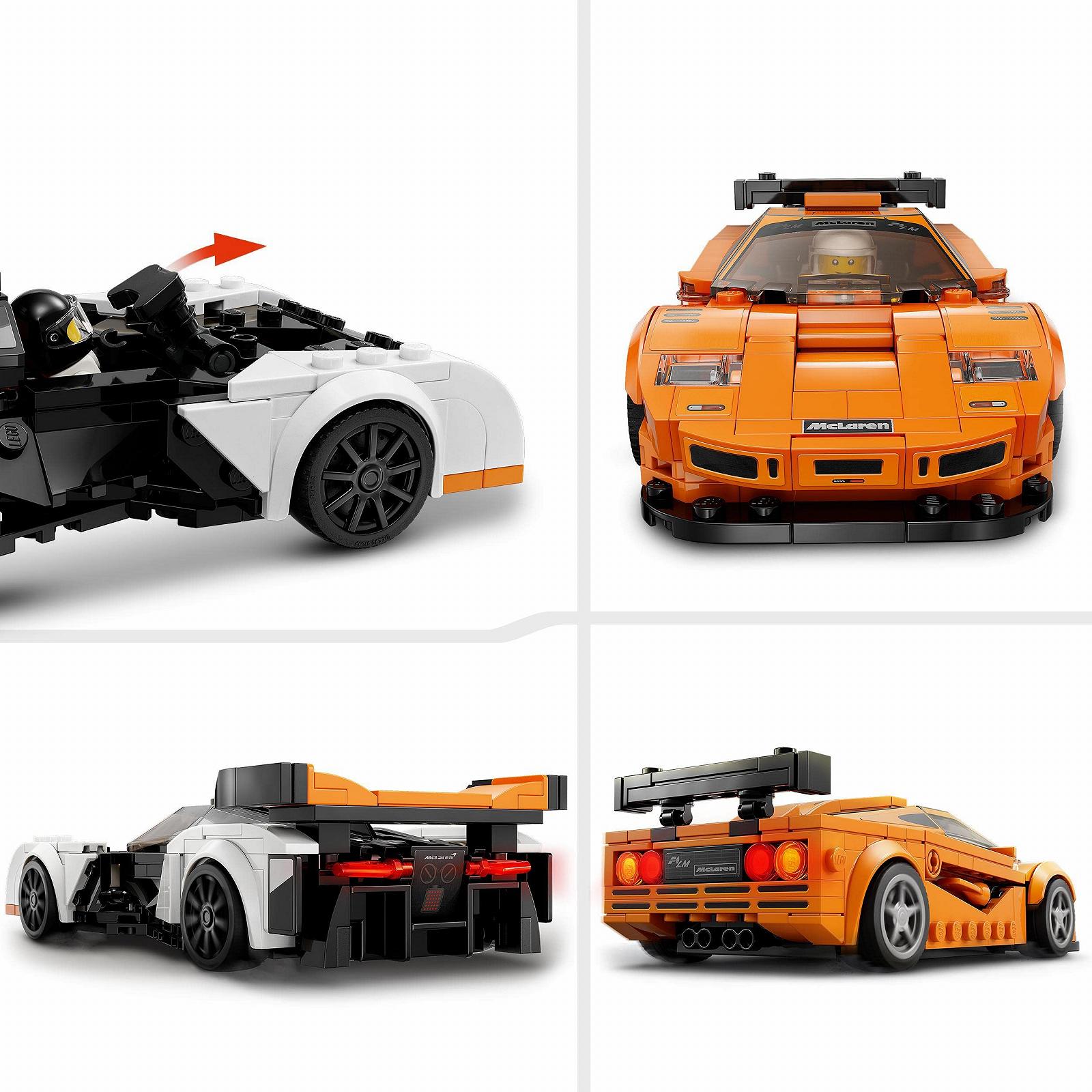 Конструктор LEGO Speed Champions McLaren Solus GT & McLaren F1 LM 76918, фото №3