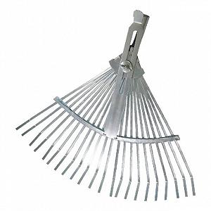 Граблі віялові 22 прути регулювання ширини робочої поверхні INTERTOOL FT-3005 - Фото 1