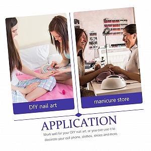 Украшение для ногтей Сердце FRCOLOR 12 штук synthetic.ua - Фото 1