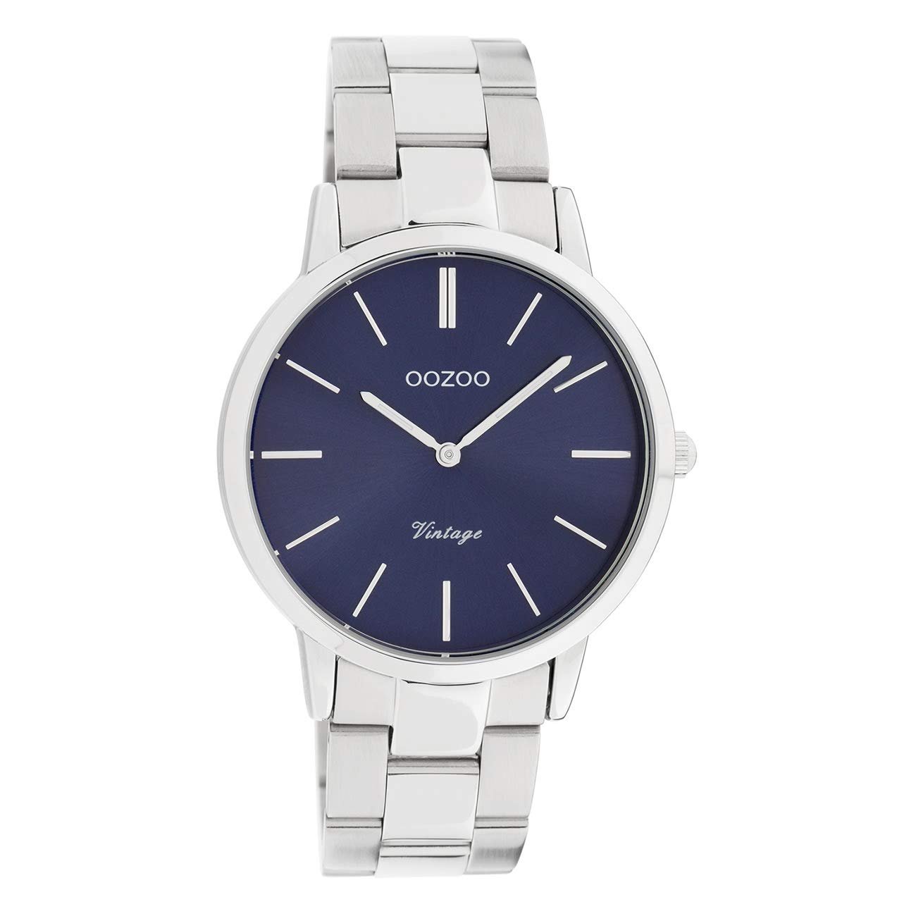 Женские часы Oozoo Vintage C20029 Синий/Серебряный, фото №1