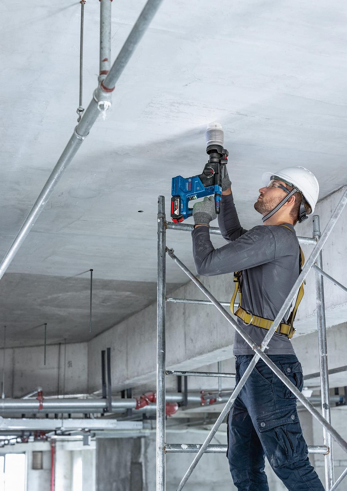 Перфоратор Bosch Professional GBH 18V-24 C система с SDS Plus с дополнительной ручкой, фото №6