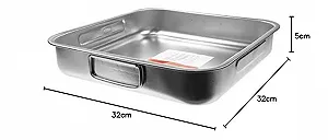 Форма для запекания Steel Pan Square антипригарная 32x32 см - Фото 1