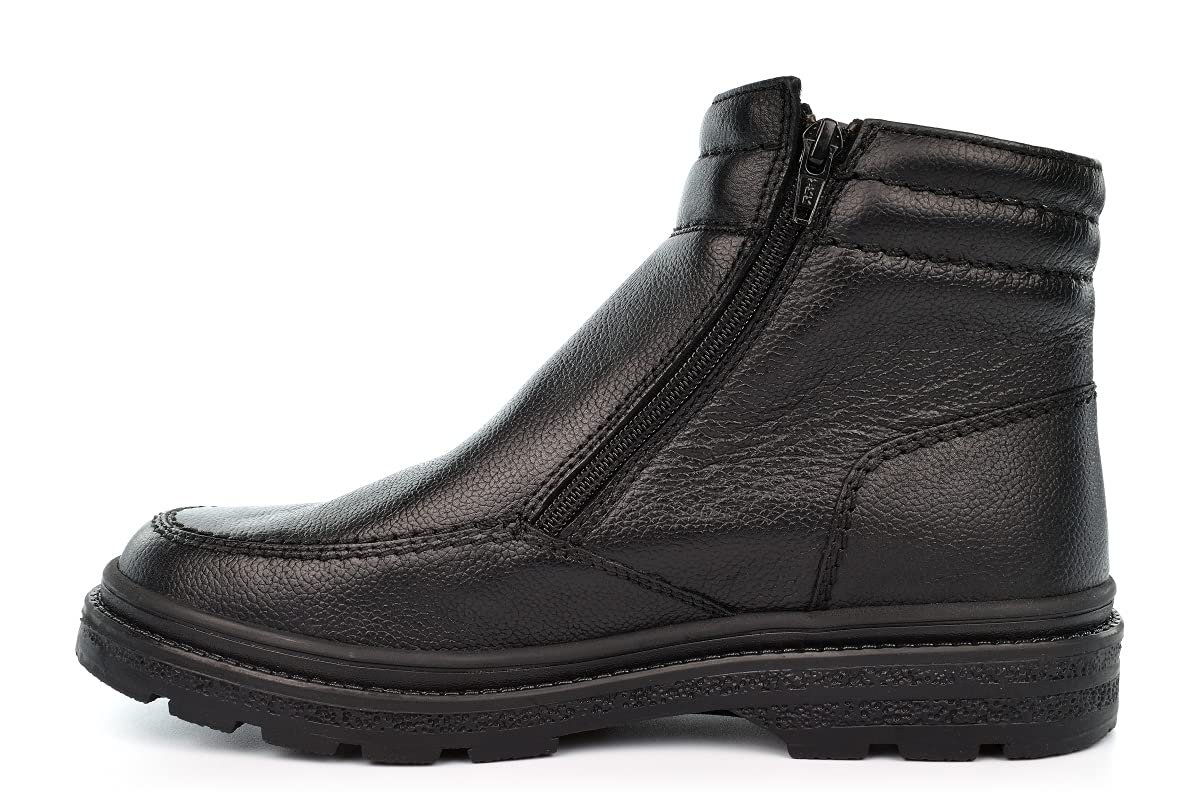 Мужские Ботинки Roamers Ankle Boots Кожаные Черные, фото №4
