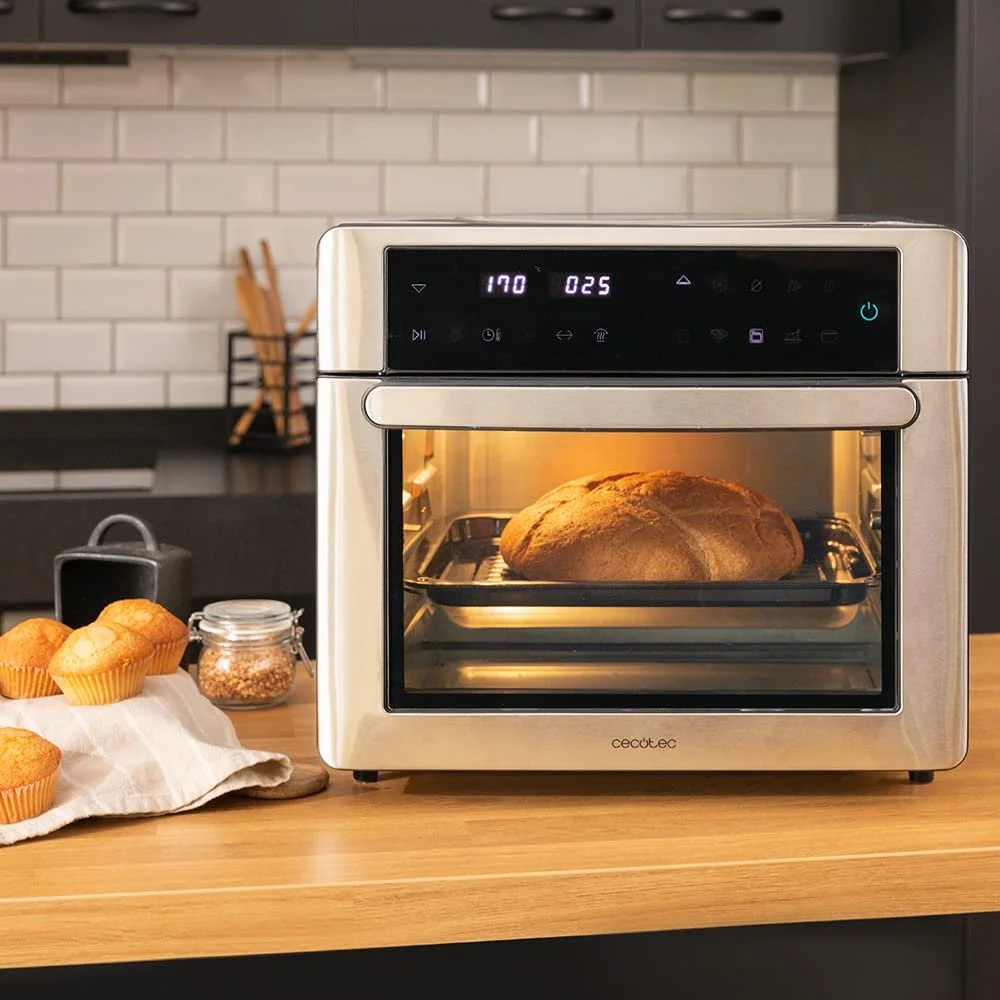 Мультипечь-печь Cecotec Bake&Fry Touch 30 л Конвекция Сенсорный экран Стальная, фото №4 Мультипечь-печь Cecotec Bake&Fry Touch 30 л Конвекция Сенсорный экран Стальная, фото №4