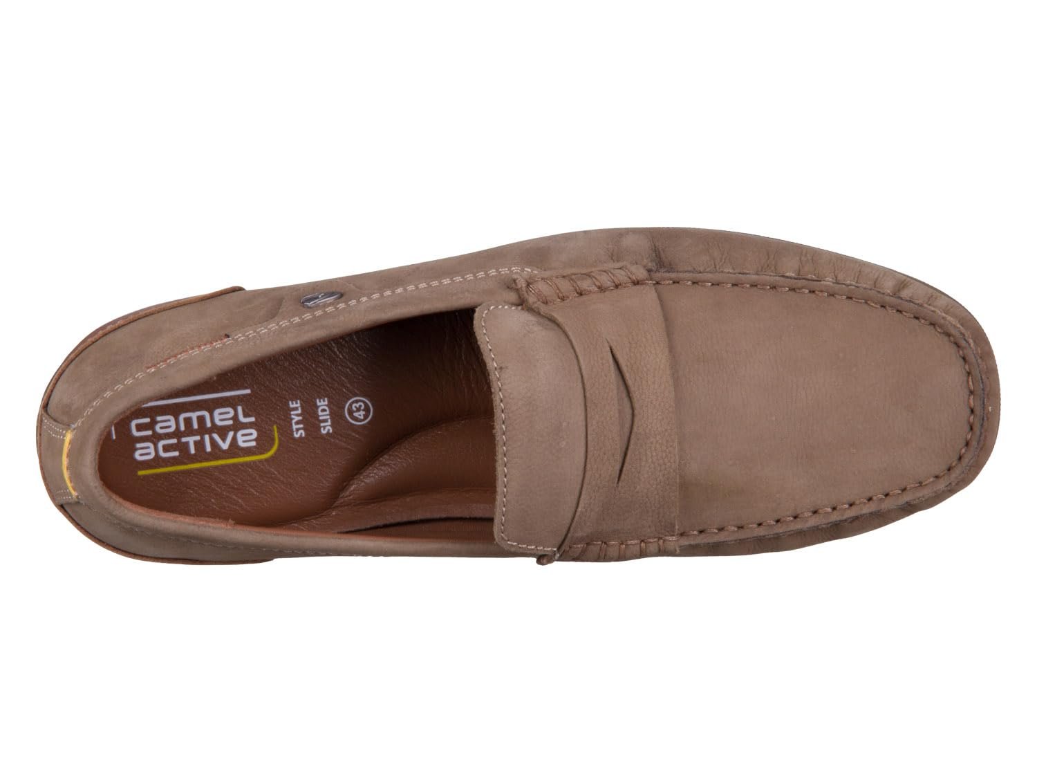 Мокасины camel active Мужские Кожа нубук, фото №4