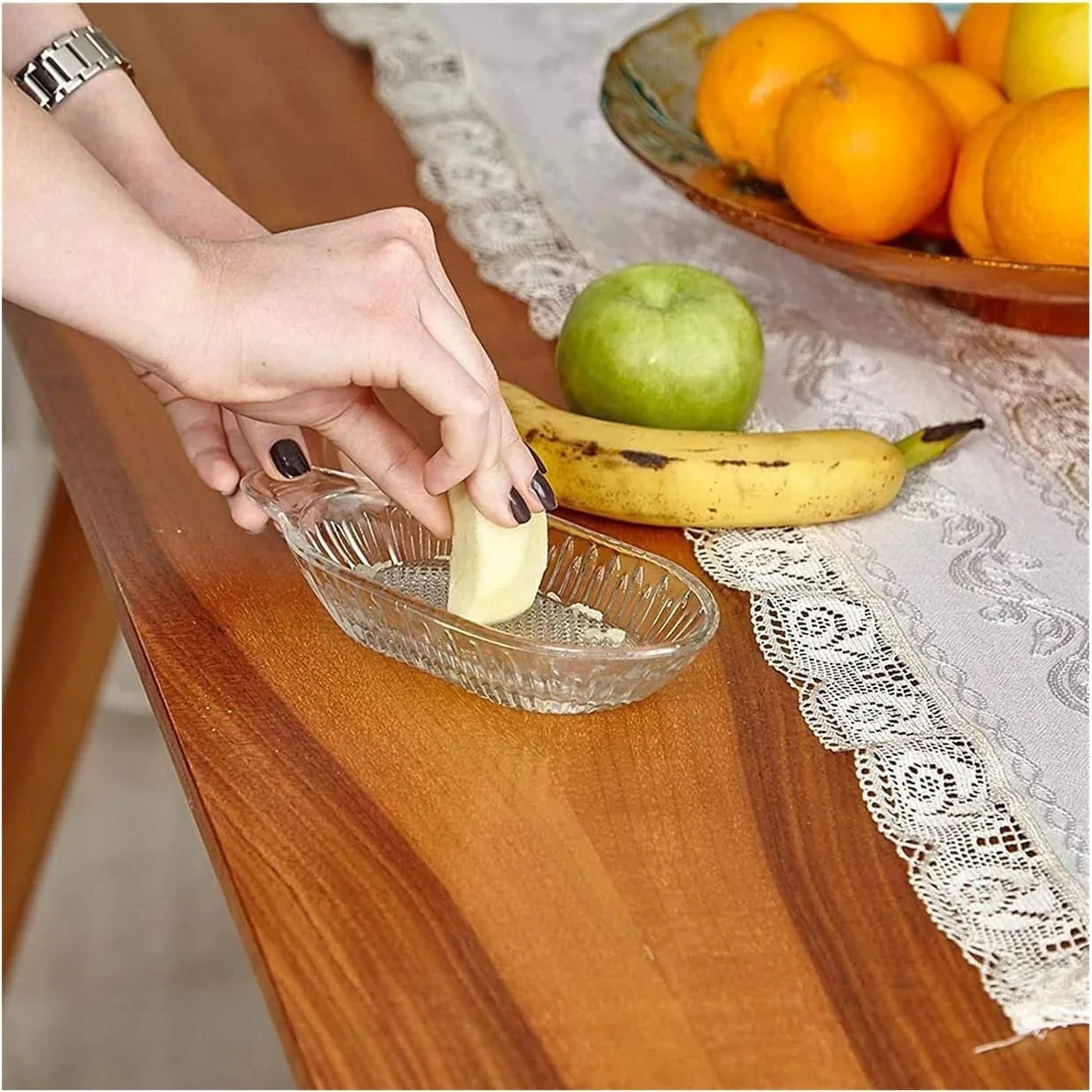 Терка Скляна для Овочів Ginger, Garlic, Onion, фото №1 Терка Скляна для Овочів Ginger, Garlic, Onion, фото №1