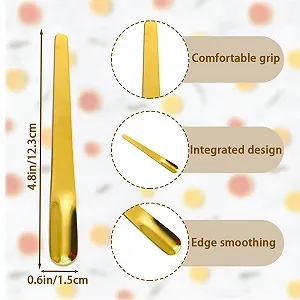 Ложка Десертна з нержавіючої сталі 12 шт. Gold synthetic.ua - Фото 1