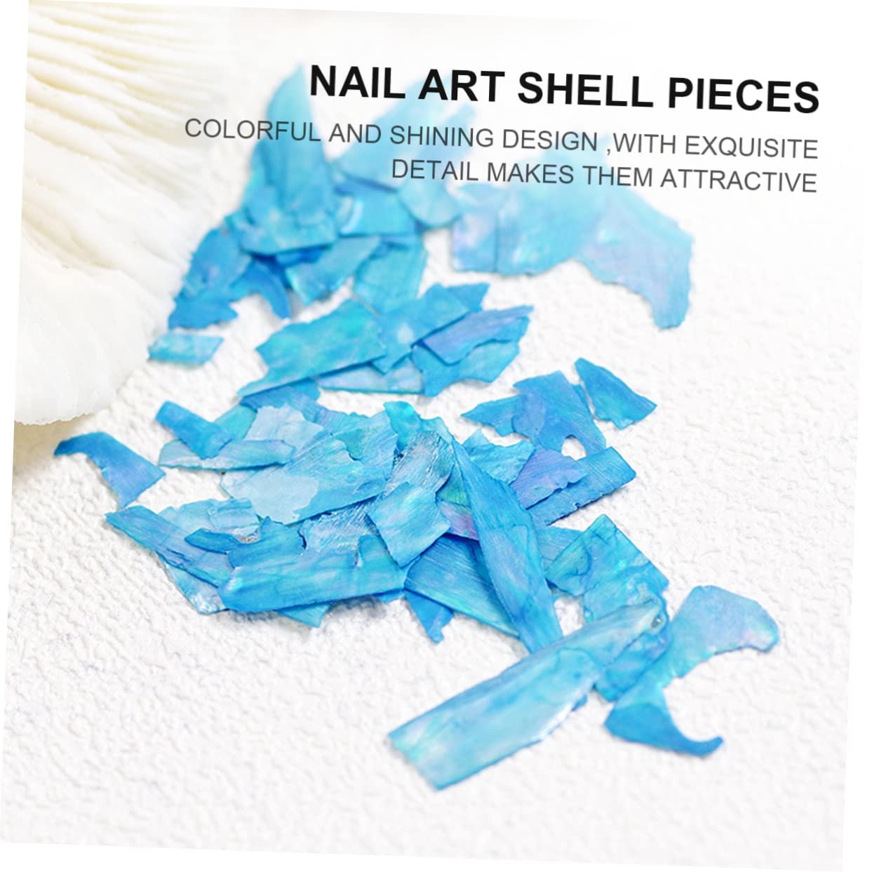 Мушлі для дизайну нігтів Натуральні мушлі для манікюру Простий у використанні Елегантний шикарний набір, фото №6