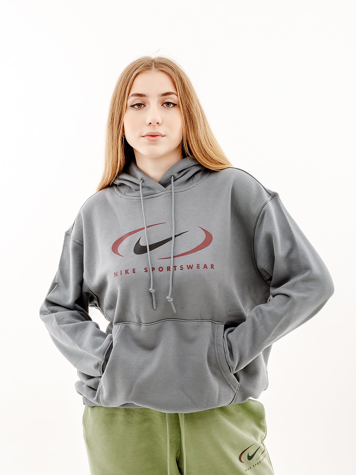 Джемпер Nike NS FLC OS PO HD SWSH XS, фото №1