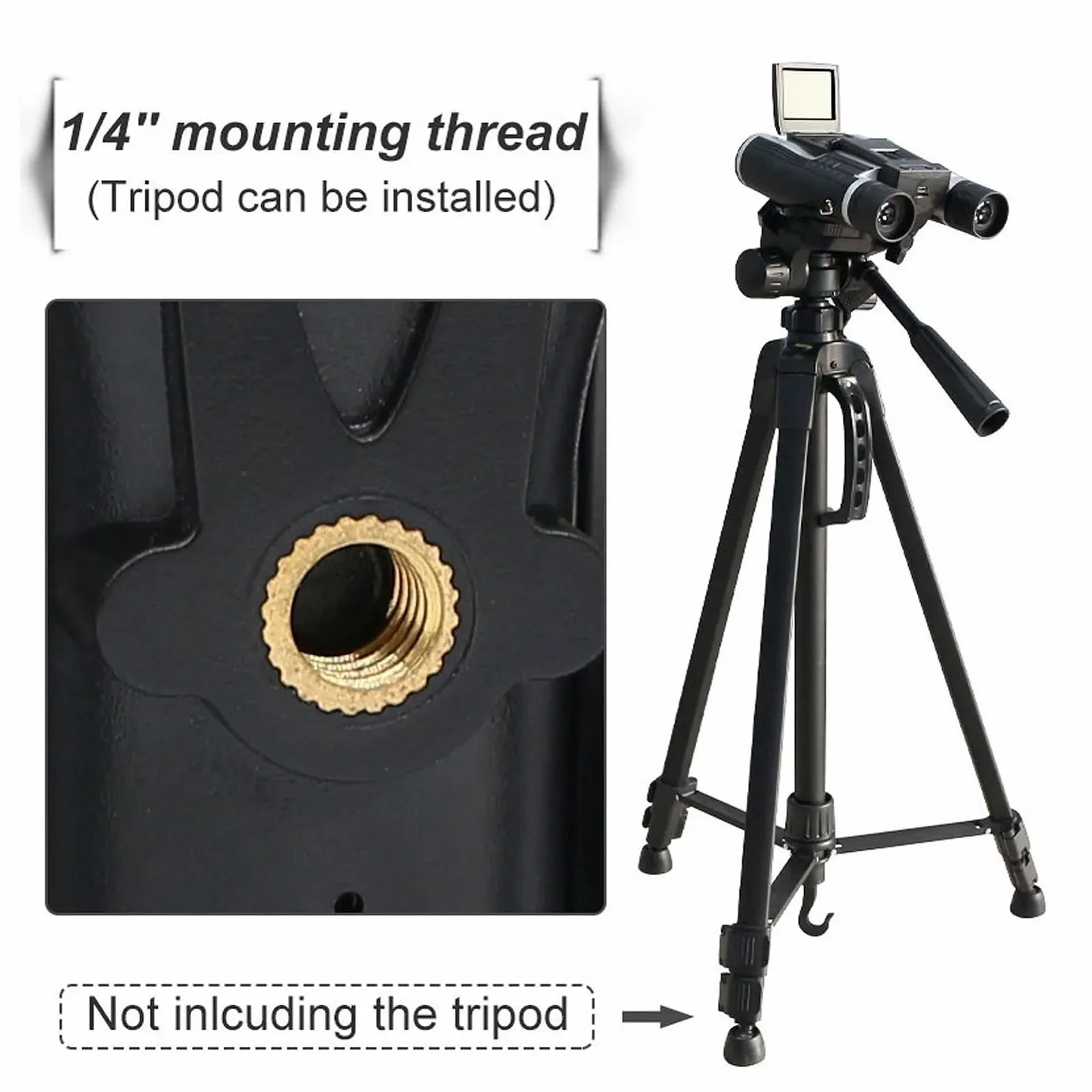 Бінокль Digital 12X32 з камерою та LCD-дисплеєм 2 дюйми 1080P 5MP, фото №5