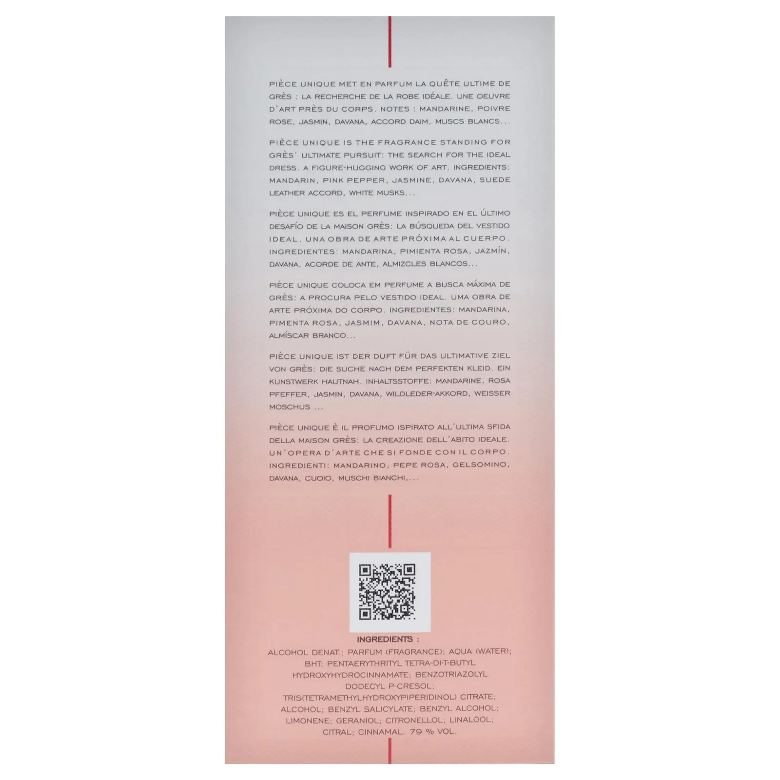 Парфюмированная вода Gres Piece Unique, 100 мл, фото №4