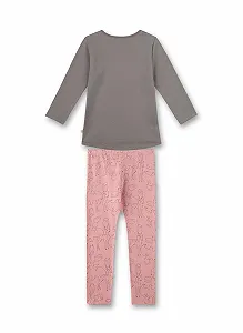 Пижама Sanetta для девочек Серый synthetic.ua - Фото 1