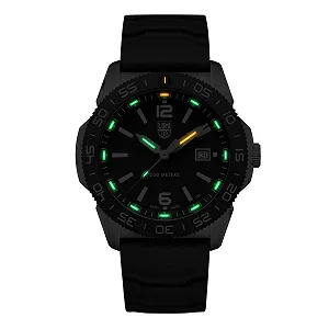 Дайверские часы Luminox Pacific Diver Нержавеющая сталь и резина Серебристый/Черный/Синий 44 мм, Водонепроницаемость 20 бар, XS.3121 synthetic.ua - Фото 1