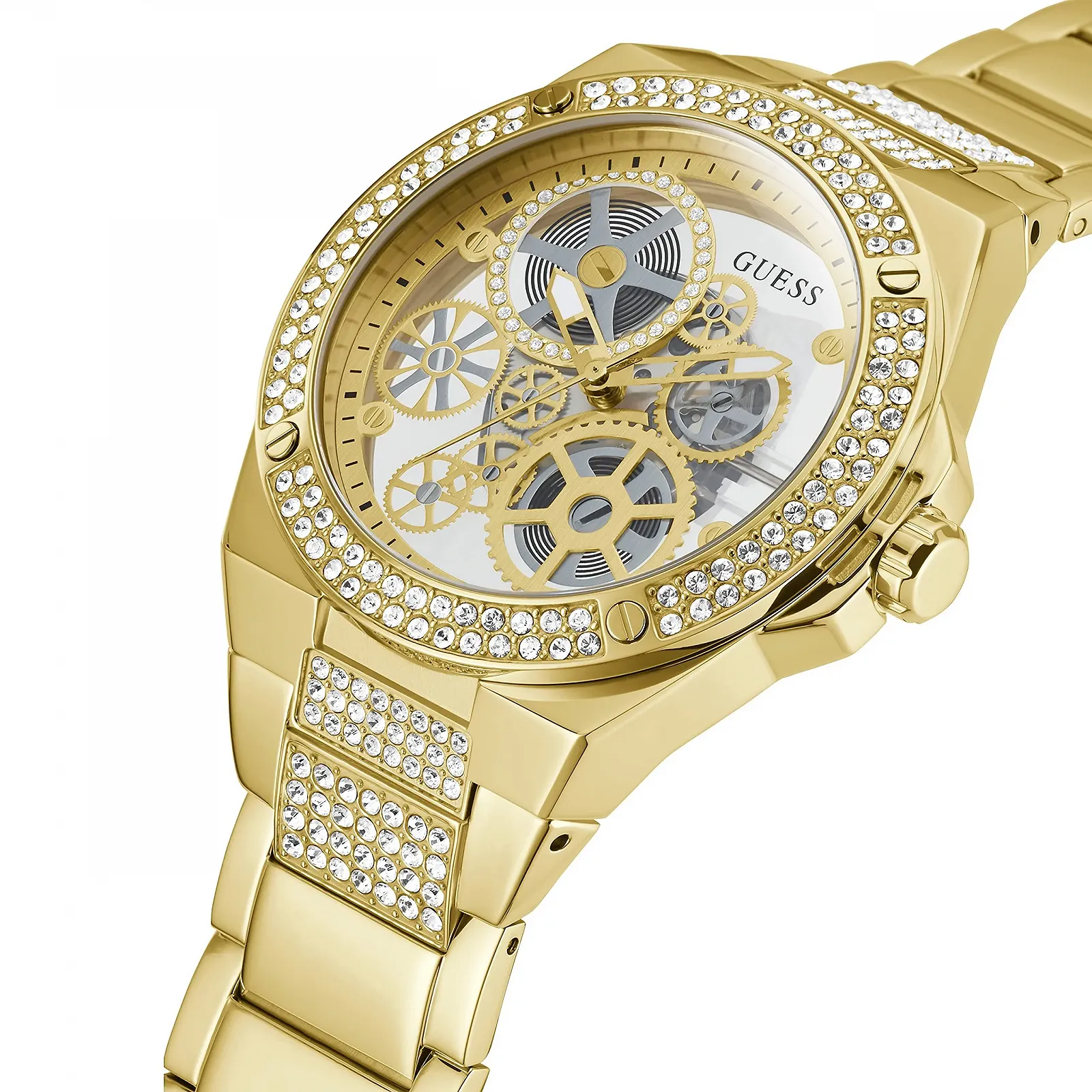 Годинник GUESS Big Reveal GW0323G2 Золотий, фото №5 Годинник GUESS Big Reveal GW0323G2 Золотий, фото №5