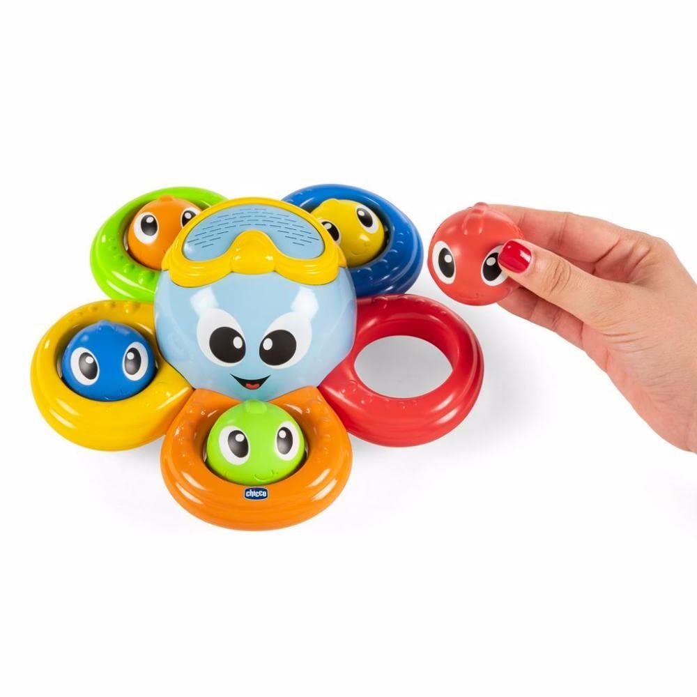 Игрушка для ванны Chicco Billy the Octopus, Multi-Colour, фото №7
