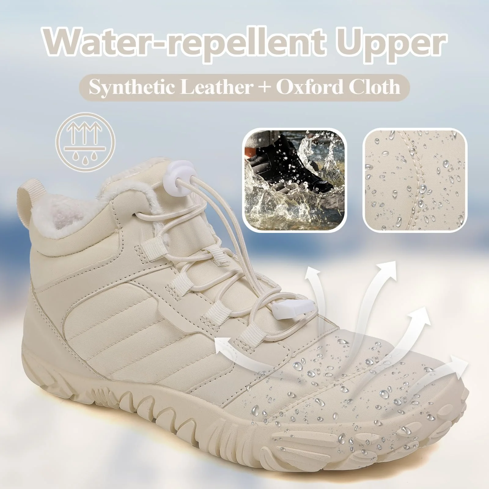 Черевики FlexEase Унісекс зимові утеплені для чоловіків водовідштовхувальні, фото №3