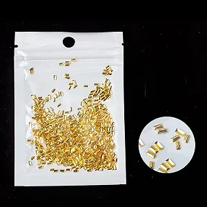 Купить Украшения для ногтей qbodp Прямоугольные золотые 1.5 мм x 3 мм, 1000 шт - Фото 1 Украшения для ногтей qbodp Прямоугольные золотые 1.5 мм x 3 мм, 1000 шт - Фото 1