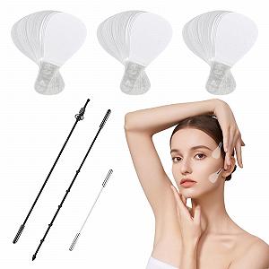 Набор лент для подтяжки 120 шт. Невидимые V-образные ленты для подтяжки лица - Фото 1