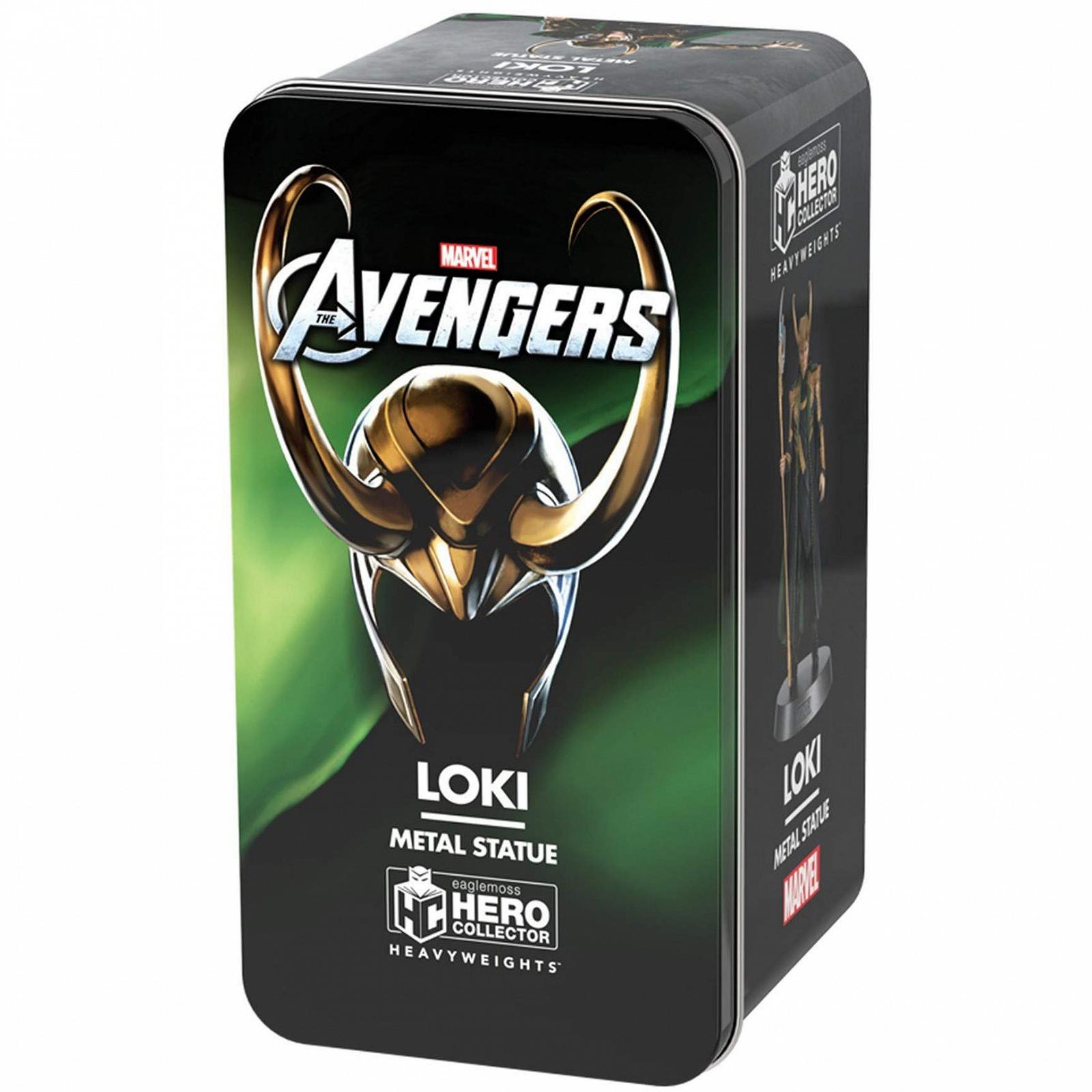 Фигурка Loki (The Avengers) Eaglemoss Marvel Heavyweights Collection Металлическая Тяжелая 10, фото №5