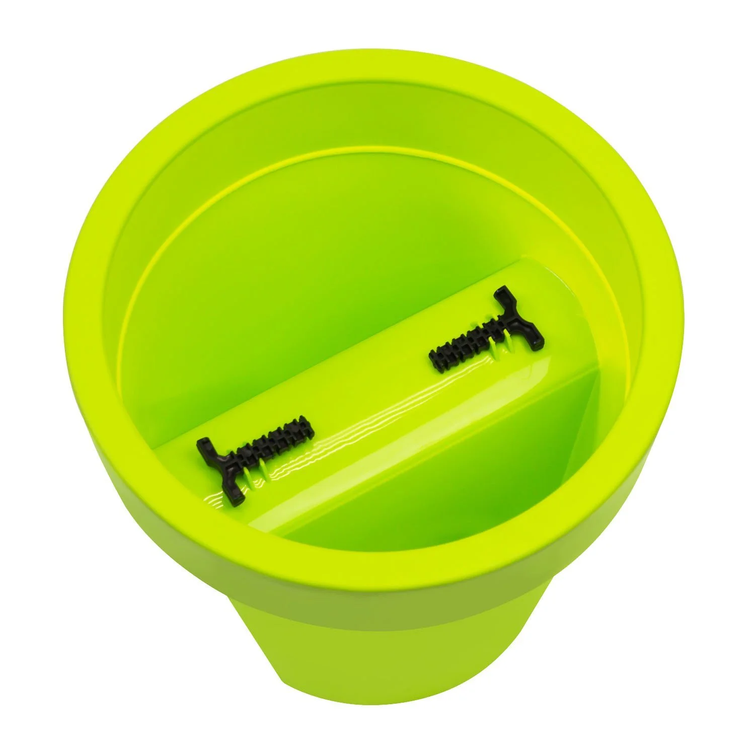 Балконный ящик Lofly Railing 25 см лайм, фото №3