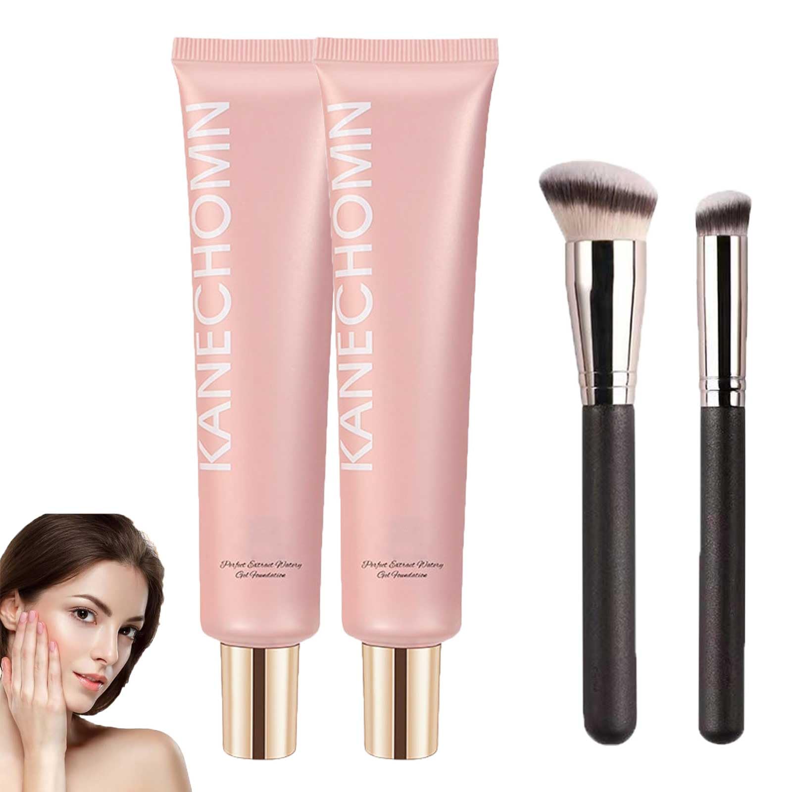 Основа Zakdav Super Coverage с кистью Buffing Brush Super Full Coverage Ivory, фото №1 Основа Zakdav Super Coverage с кистью Buffing Brush Super Full Coverage Ivory, фото №1