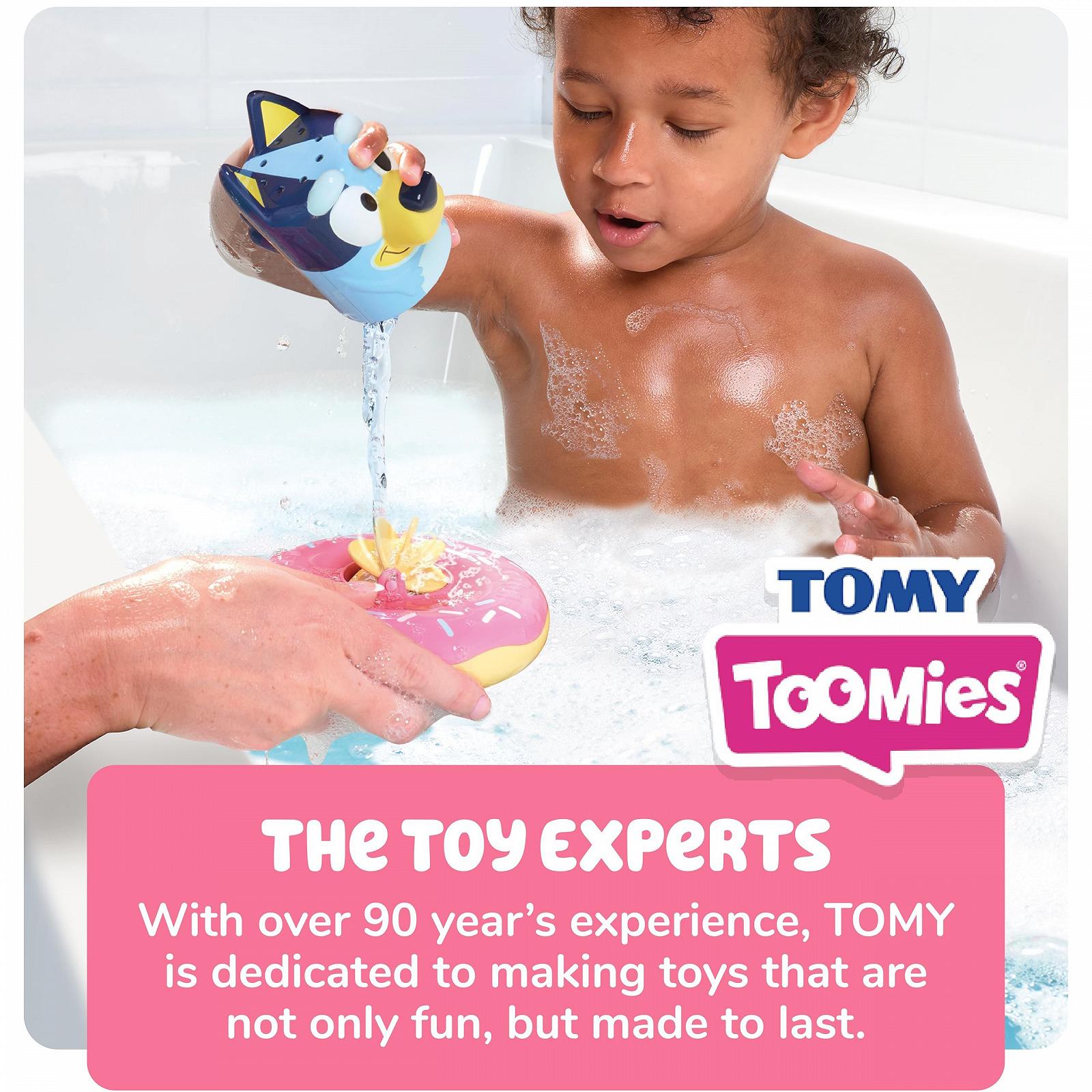 Круг для плавання Tomy Toomies Bluey іграшка для ванни з носиком і поплавком з водяним колесом сенсорна, фото №8