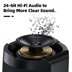 Колонка XSOUND FunPlay Pro Bluetooth Беспроводная Водонепроницаемая 30W с Сабвуфером 20 часов воспроизведения IPX7 Тип-C Быстрая зарядка synthetic.ua - Фото 1