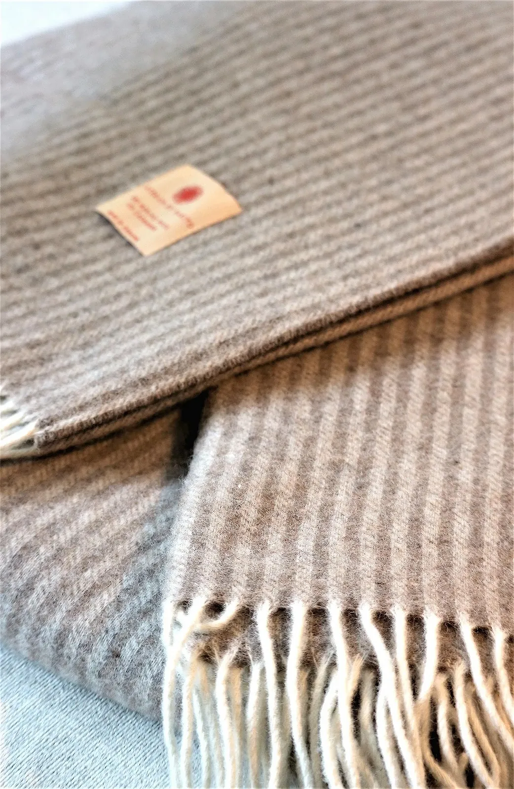 Плед з кашеміру та мериносової вовни 140 x 200 см Mocha Brown, фото №2 Плед з кашеміру та мериносової вовни 140 x 200 см Mocha Brown, фото №2