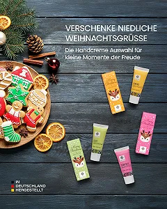 Крем для рук Leo & Lilo X-Mas Deer Rudi Набор - 6 индивидуально упакованных кремов для рук 20 мл synthetic.ua - Фото 1