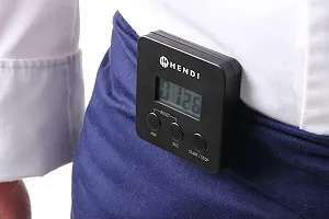 Цифровой кухонный таймер HENDI 271155 Секундомер Регулируемая громкость 67х67 мм ABS-пластик synthetic.ua - Фото 1