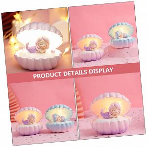 Світильник BUTIFULSIC Pearl Shell Night Light для декору кімнати Рожевий ціна на synthetic.ua - Фото 1 Світильник BUTIFULSIC Pearl Shell Night Light для декору кімнати Рожевий synthetic.ua - Фото 1
