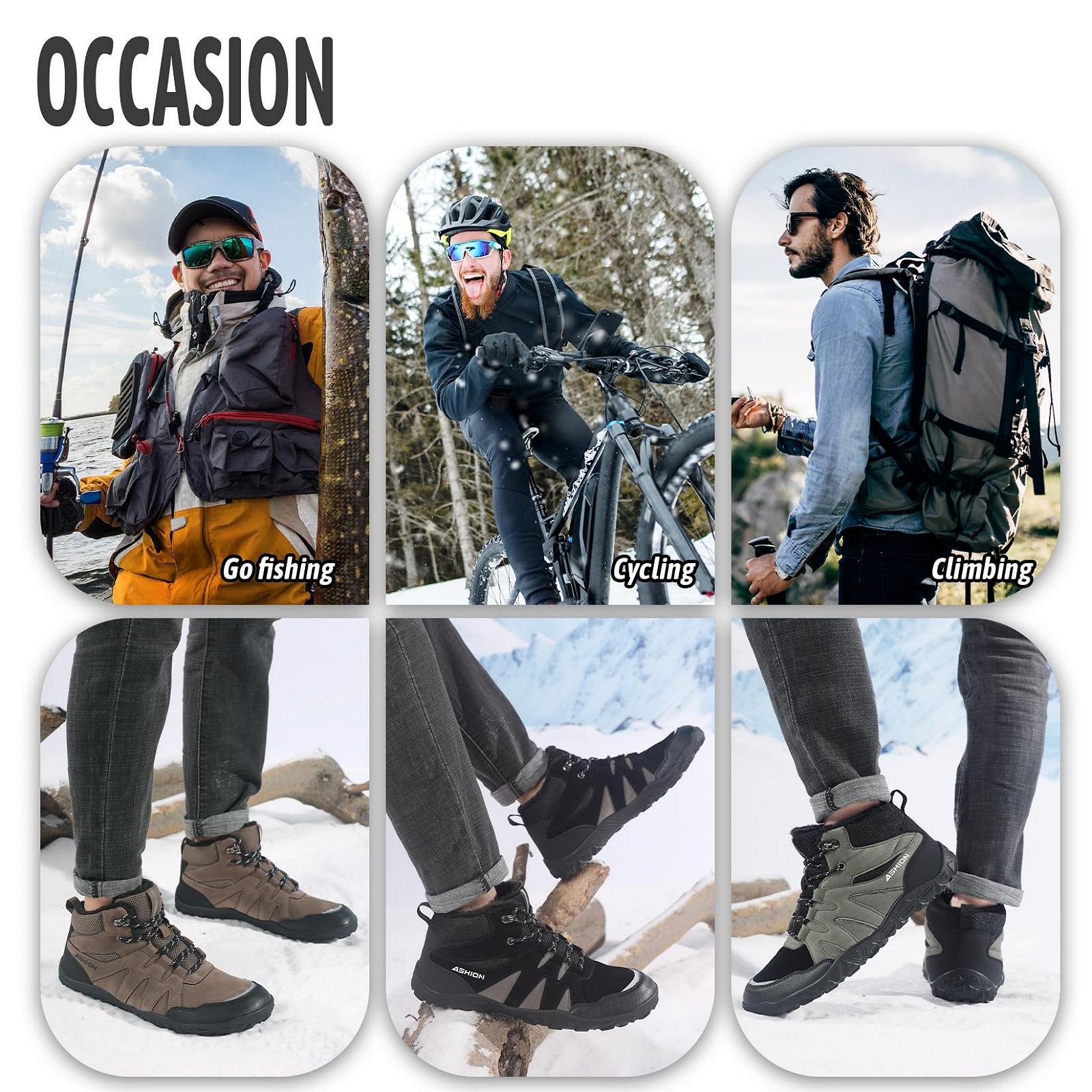Черевики ASHION Зимові Трекінгові Outdoor Чоботи для походів Утеплені Зимові Чоботи, фото №6